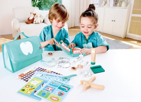 HAPE väike hambaarsti mängukomplekt, E3227A 