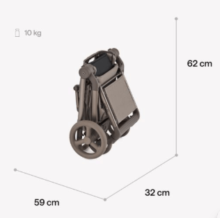 ANEX universaalne vanker FLO 2in1, browny, fl-07с, 8885020503173 (frame)  