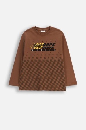 COCCODRILLO t-särgid CITY RACING BOY JUNIOR, pruun, cm 