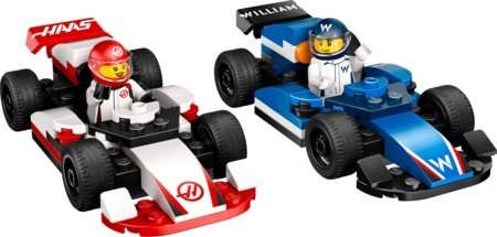 60464 LEGO® City Project Alicia 2025 F1® Williams Racing ja Haas F1® Race autod 