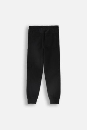COCCODRILLO joggers GRUNGE SWAMP BOY JUNIOR, mustad, ZC4120104GBJ-021-164, 164 cm 