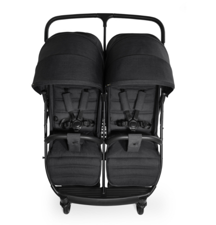 HAUCK jalutuskäru kaksikutele UPTOWN DUO, Melange black, 512180 