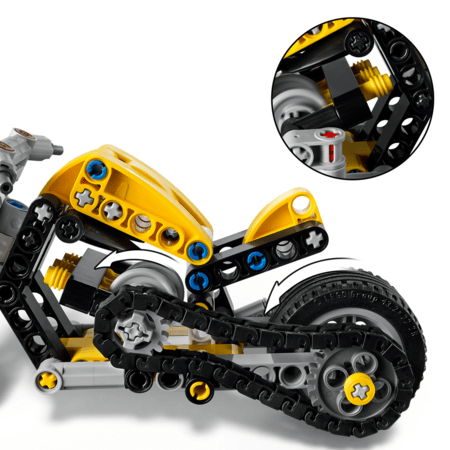 42225 YELLOW MOTORCYCLE 