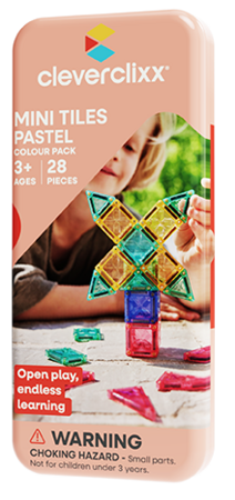 CLEVERCLIXX magnetkonstruktor Ball Run Clever Pack Pastel, 110 osa, CC-1027 