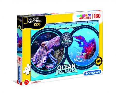 CLEMENTONI pusle National Geographic Kids: Ocean Expedition, 180kpl., 29205 29205