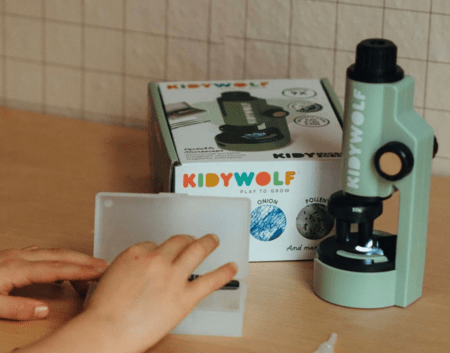 KIDYWOLF kaasaskantav mikroskoop KIDYMICROSCOPE, KIDYMICROSCOPE-GR 