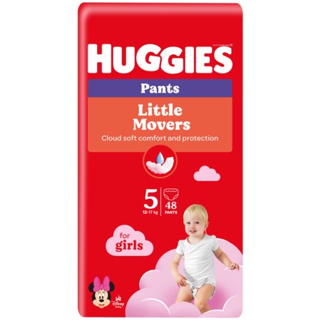 HUGGIES püksmähkmed S5 Girl D Mega, 12-17kg, 48 tk., 2658591 2658591
