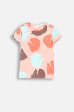 COCCODRILLO t-shirt RODEO GIRL KIDS, powder pink, ZC4143201RGK-033-122, 122 cm 