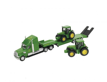 SIKU 1:87 komplekt veoauto+treiler+JD traktor 2tk, 1837 