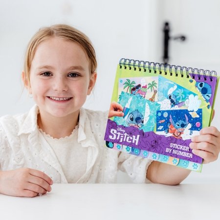 TOTUM DISNEY STITCH loominguline komplekt Sticker by number pad, 700123 