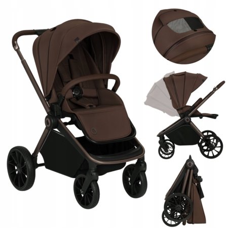 LIONELO käru MIKA PLUS, Mocha Mousse 