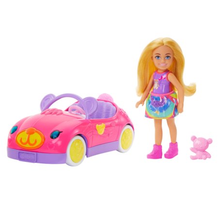 BARBIE Club Chelsea ja karu auto, HXN05 