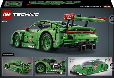 42224 LEGO® Technic Porsche 911 GT3 R REXY AO Racing võidusõiduauto 