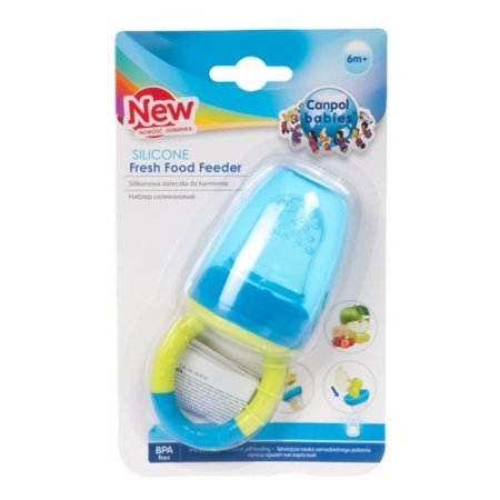 CANPOL BABIES silikoonist värske toidu söötja, 56/010_blu 