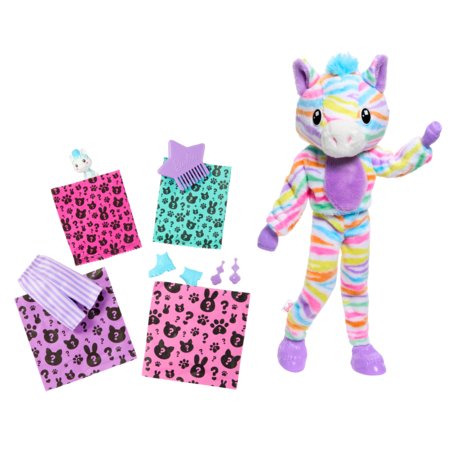 BARBIE Cutie Reveal unistuste seeria üllatusnukk Sebra, HRK39 