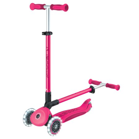 GLOBBER tõukeratas Go Up Deluxe Lights, fuksia, 748-610 