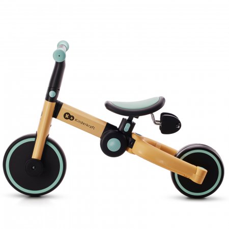 KINDERKRAFT kolmerattaline jalgratas 3in1 4Trike kollane, KR4TRI22BLU0000 KR4TRI22BLU0000