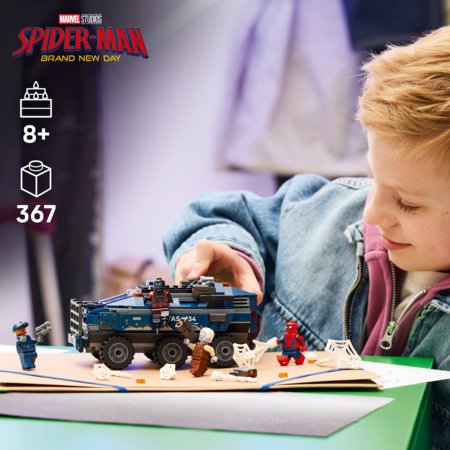76349 LEGO® ǀ Marvel Spider-Mani vangide transpordi tagaajamine 