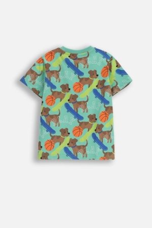 COCCODRILLO t-särk ACADEMY BOY KIDS, roheline, cm 