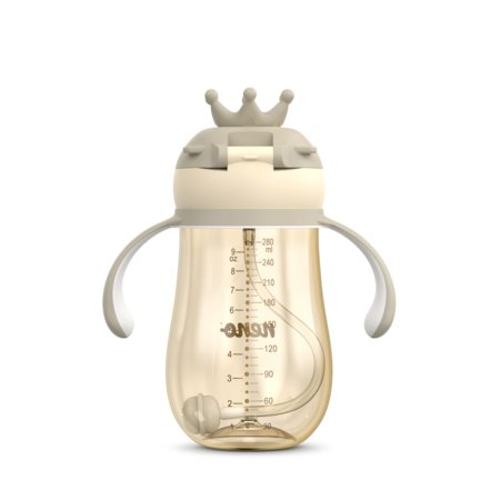 NENO joogipudel kõrrega MIO2, brown, 280 ml, NEN-BAB-BT006 