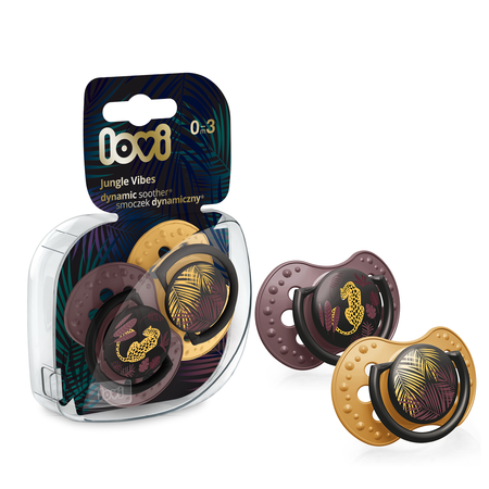 LOVI silikoonist lutt JUNGLE VIBES GIRL 0-3 kuud, 2 tk. 22/901girl 22/901girl