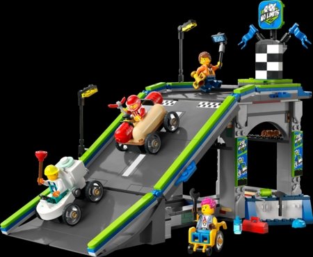 60460 LEGO® City Great Vehicles Piiranguid pole: võidusõiduauto kaldteerada 