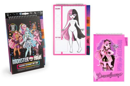 MONSTER HIGH moedisaini vihik , 71-0008 