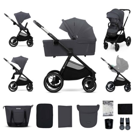 KINDERKRAFT universaalne käru 2IN1 NEA 2.0, deep grey, KSNEA002DGR2000 