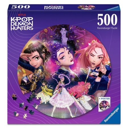 RAVENSBURGER PUZZLE pusle KPOP Demon Hunters 500tk., 12002052 