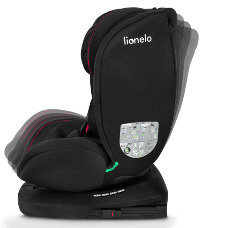 LIONELO turvatool BASTIAAN I-SIZE black red 40-150cm 