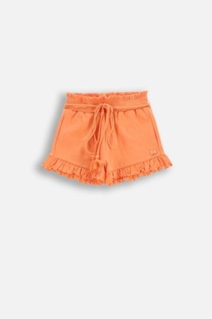COCCODRILLO lühikesed püksid FLOWER PARADISE GIRL KIDS, oranž, WC5121401FGK-006-122, 122 cm 