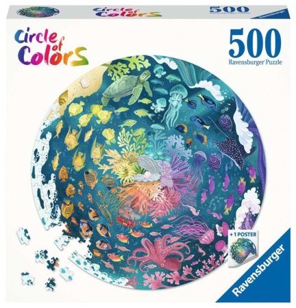 RAVENSBURGER pusle Circle of Colors Veealune maailm, 500 tk, 17170 