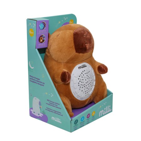 MILLI pehme muusikaline projektor capybara, FM666-30 