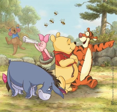 CLEMENTONI pusle Square Disney Winnie the Pooh, 3x48 tk., 25063 