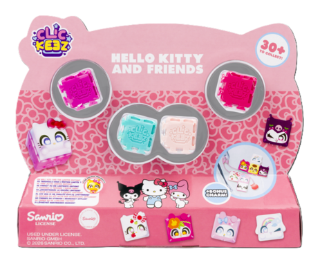 CLICKEEZ 7 kujukesed Hello Kitty and friends, assortii, 937707.005 