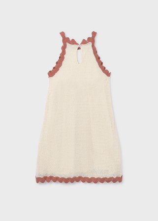 MAYORAL varrukateta kleit, bone, 6.911-34, 157  cm 