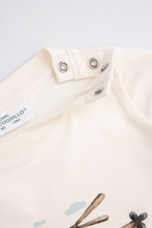 COCCODRILLO pikkade varrukatega bodi, beež, suurus 