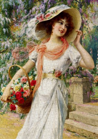 ENJOY PUZZLE pusle Lilleaed, Émile Vernon, 1000 tk, 68 × 48 cm, Enjoy-1122 