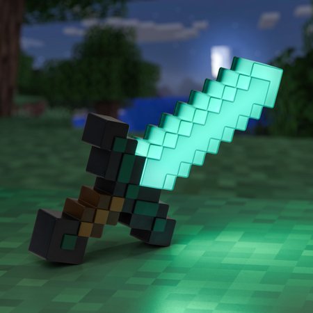 PALADONE MINECRAFT Teemantmõõga lamp, PP12711MCF 