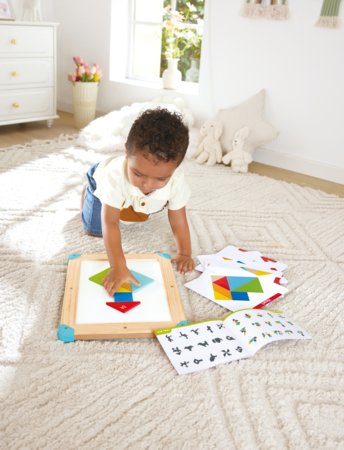 HAPE 2-in-1 kosmose labürint ja tangrami laud, E0524K 