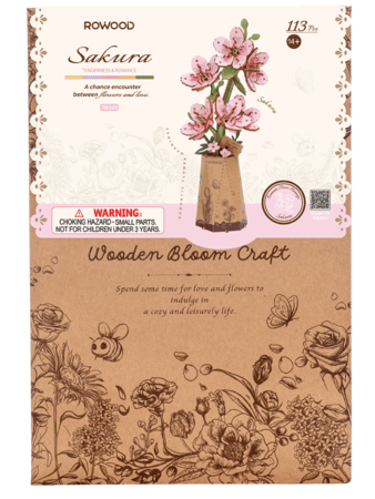 ROWOOD puidust konstruktor Sakura, TW101 