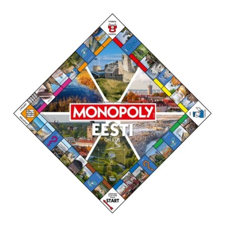 MONOPOLY lauamäng Eesti on Ilus, WM05841-EST-6 