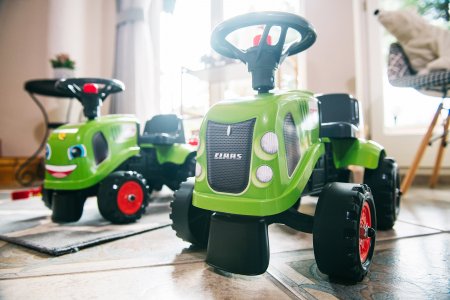 FALK Baby Claas tõuketraktor koos haagise, reha ja labidaga, 212C 212C