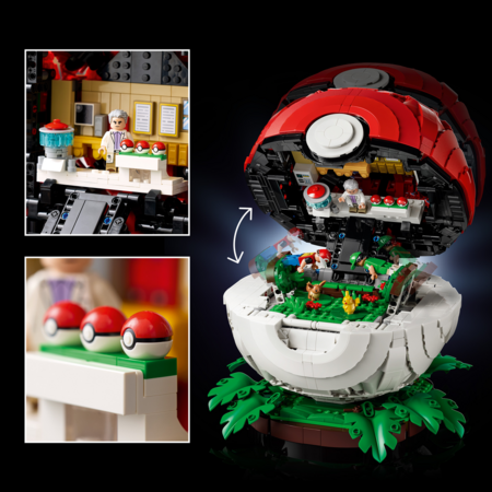 72154 LEGO® Pokémon™ Kuulsad Treenerihetked Poképall  