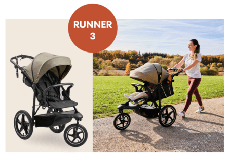 HAUCK käru RUNNER 3, Olive, 274170 