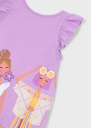 MAYORAL varrukateta kleit, lilac, 3.934-86, 92  cm 