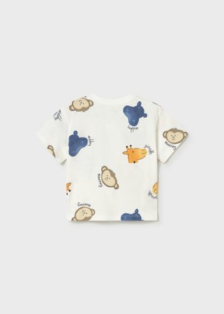 MAYORAL lühikeste varrukatega t-särk, cream, 1.014-94, 104  cm 