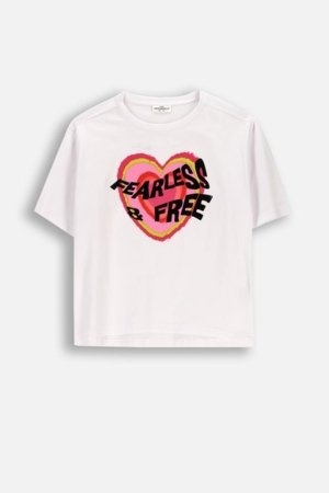 COCCODRILLO lühikeste varrukatega t-särk, valged, WC6143206RGJ-001-140, 140 cm 