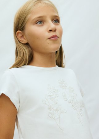 MAYORAL lühikeste varrukatega t-särk, natural, 6.002-91, 128  cm 