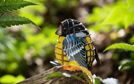 MAKEBUG 3D paberist pusle Yellow-bellied Tit, MB-D-0003 